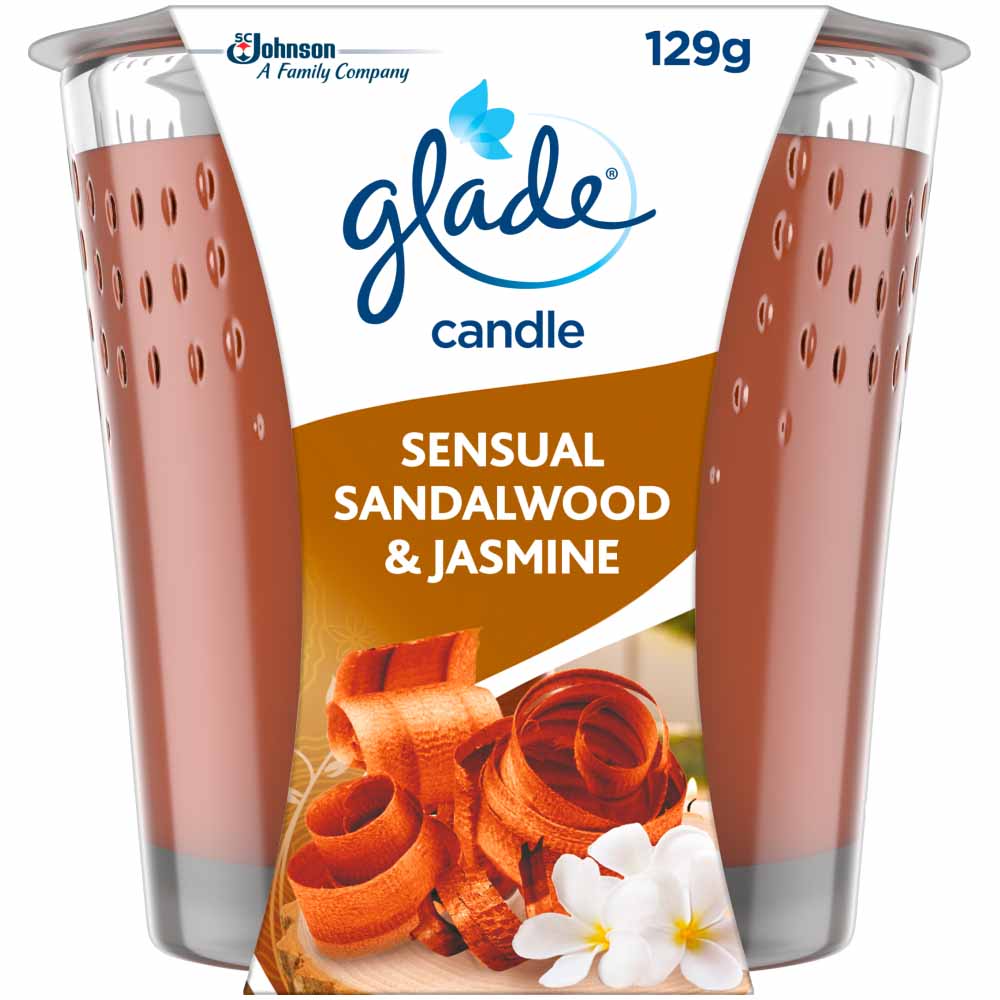 Glade Candle Sandal and Jasmine Air Freshener Image 2