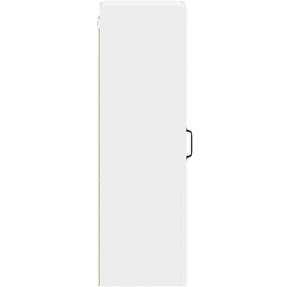 vidaXL Single Door High Gloss White Kitchen Wall Cabinet Image 6