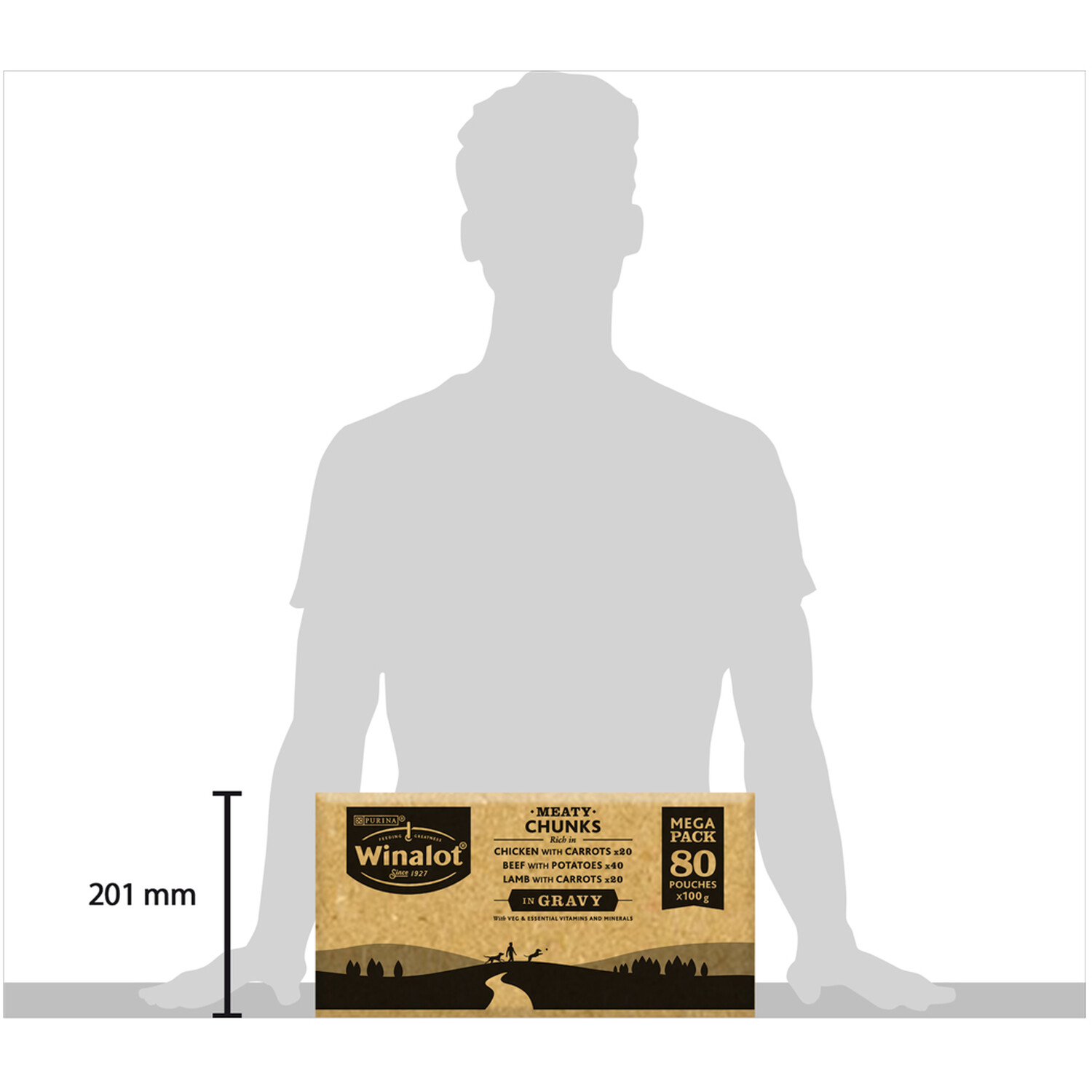 Winalot Meaty Chunks In Gravy Wet Dog Food Image 3