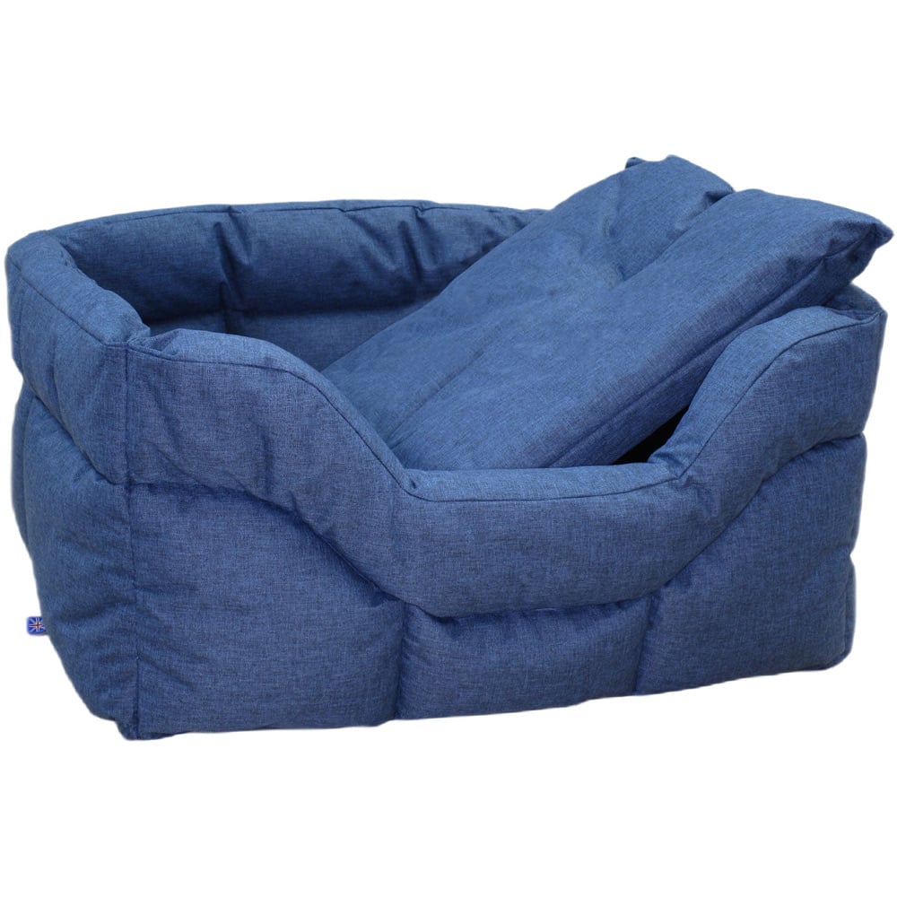 P&L Medium Blue Heavy Duty Dog Bed Image 1