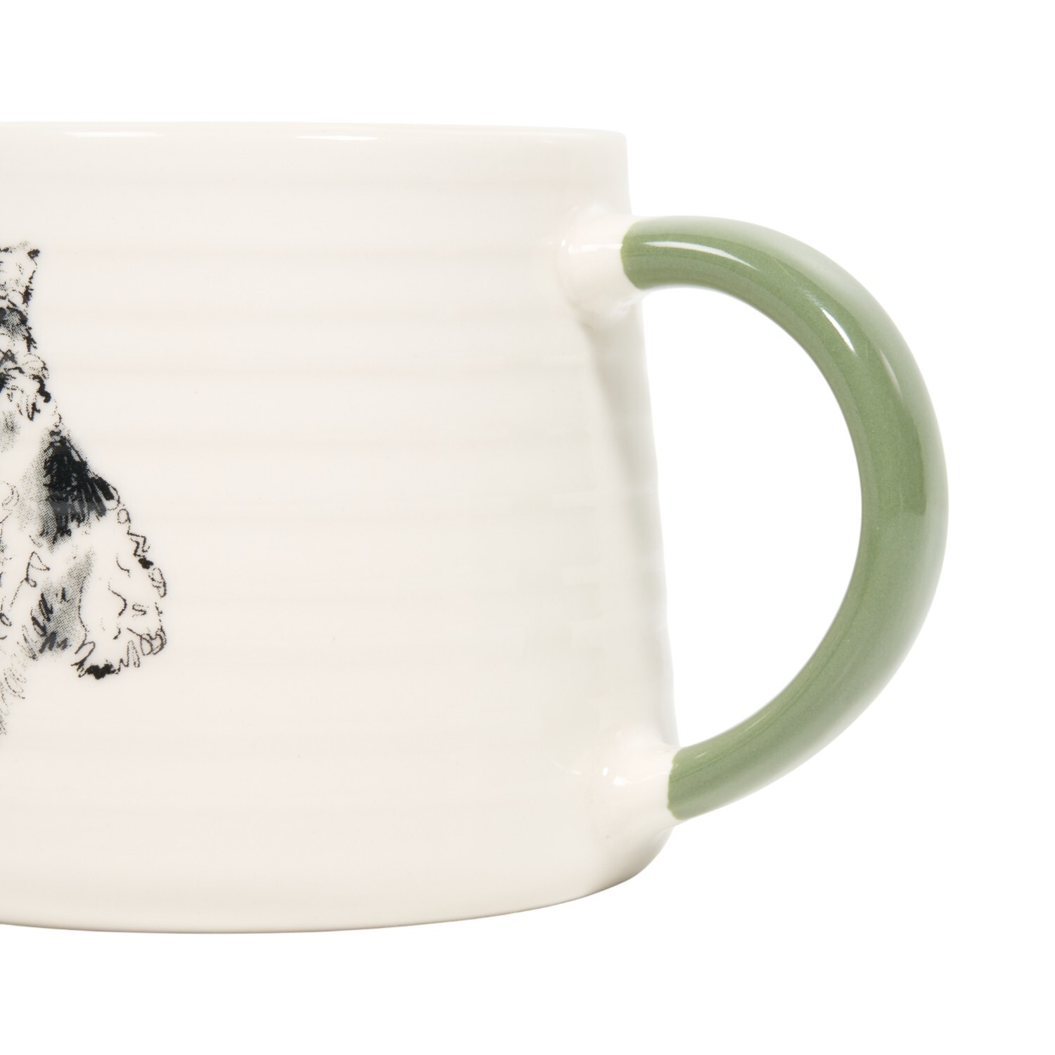 Waggy Tails Ribbed Mug Image 6