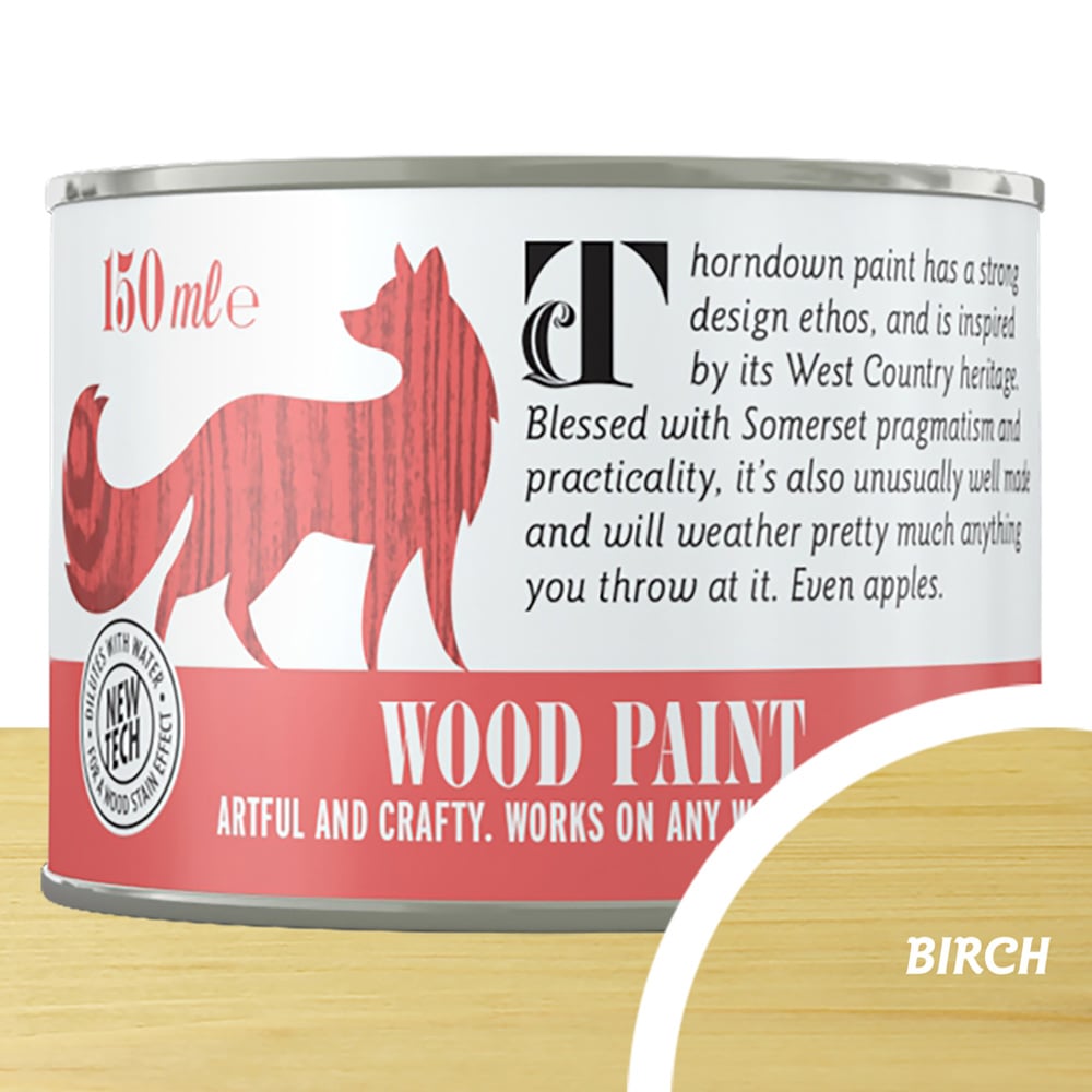 Thorndown Birch Satin Wood Paint 150ml Image 4