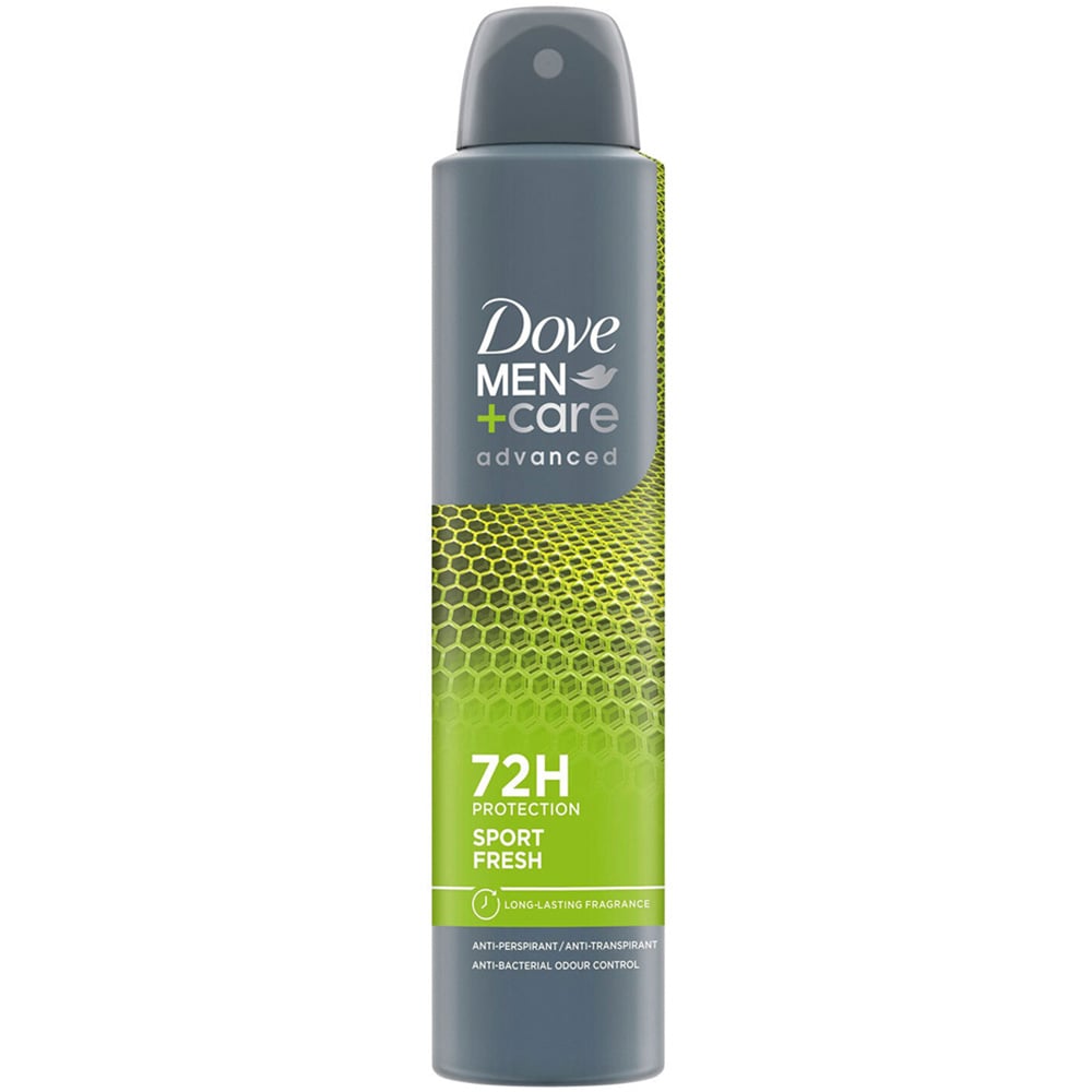 Dove Men+Care Advanced Sport Fresh Anti-Perspirant 200ml 6 Pack Image 2