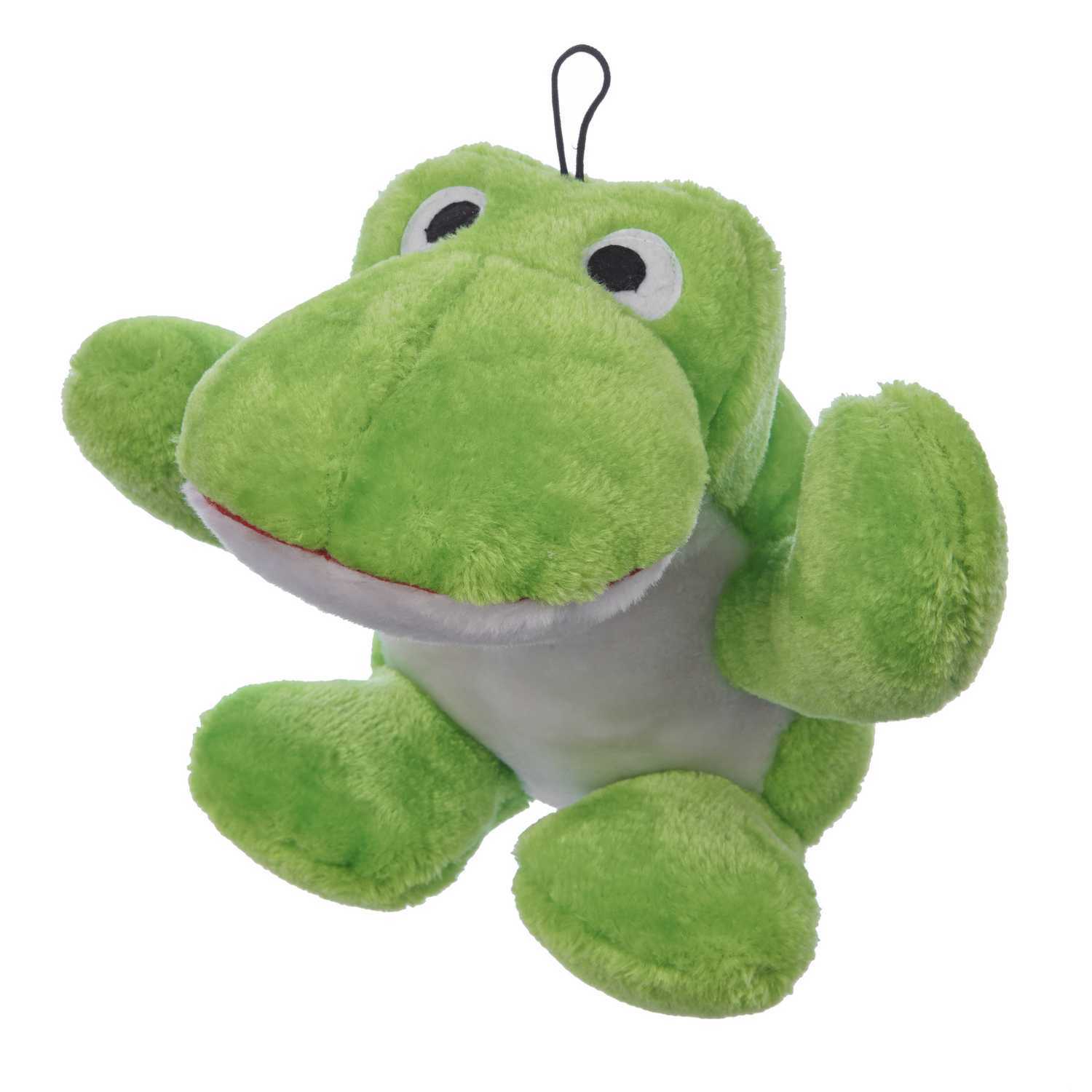 Happy Pet Big Buddie Squeaky Fritz The Frog Dog Toy Image