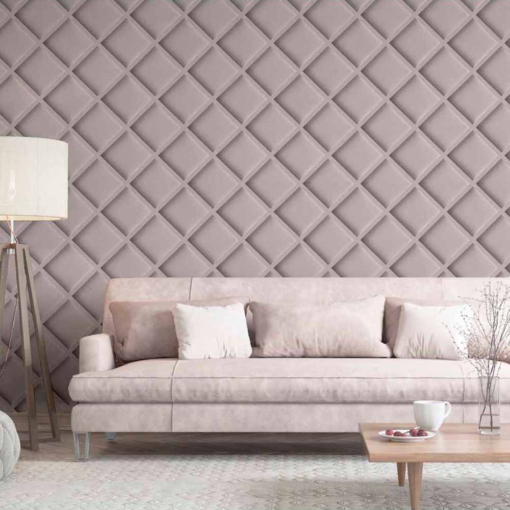 Arthouse Wood Trellis Pink Wallpaper Image 3