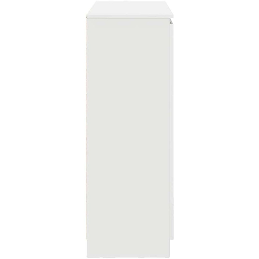 vidaXL 2 Door 4 Drawer White Sideboard Image 6