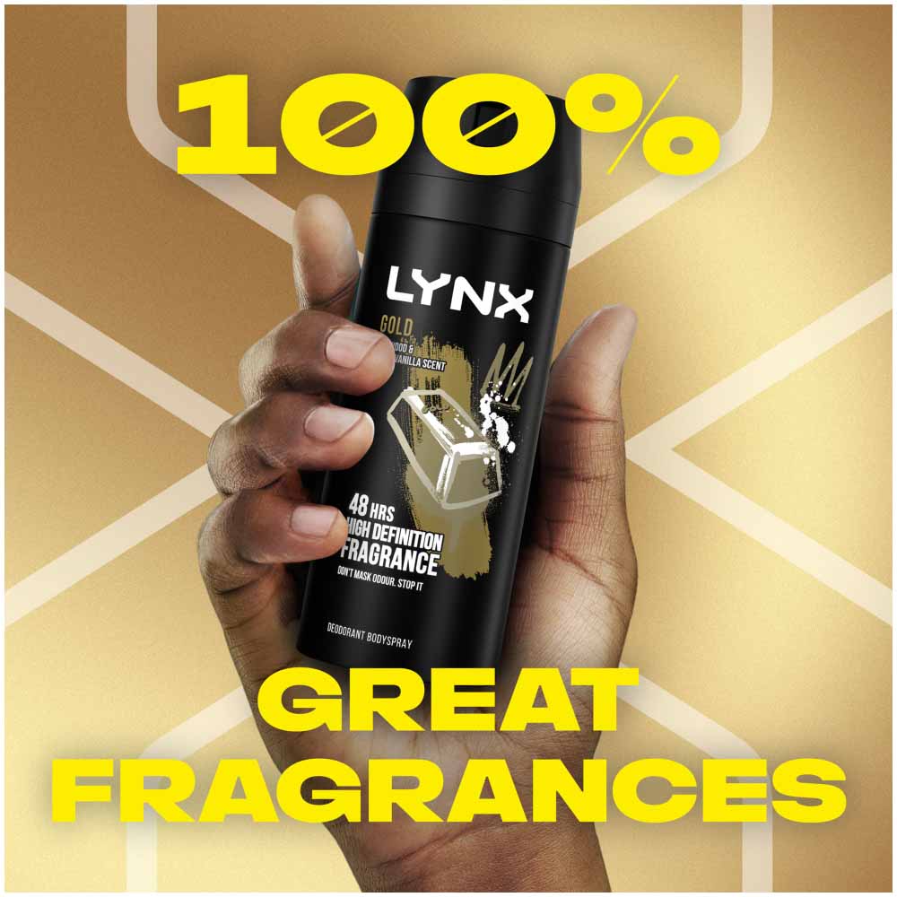 Lynx Gold Temptation Body Spray 150ml Image 7