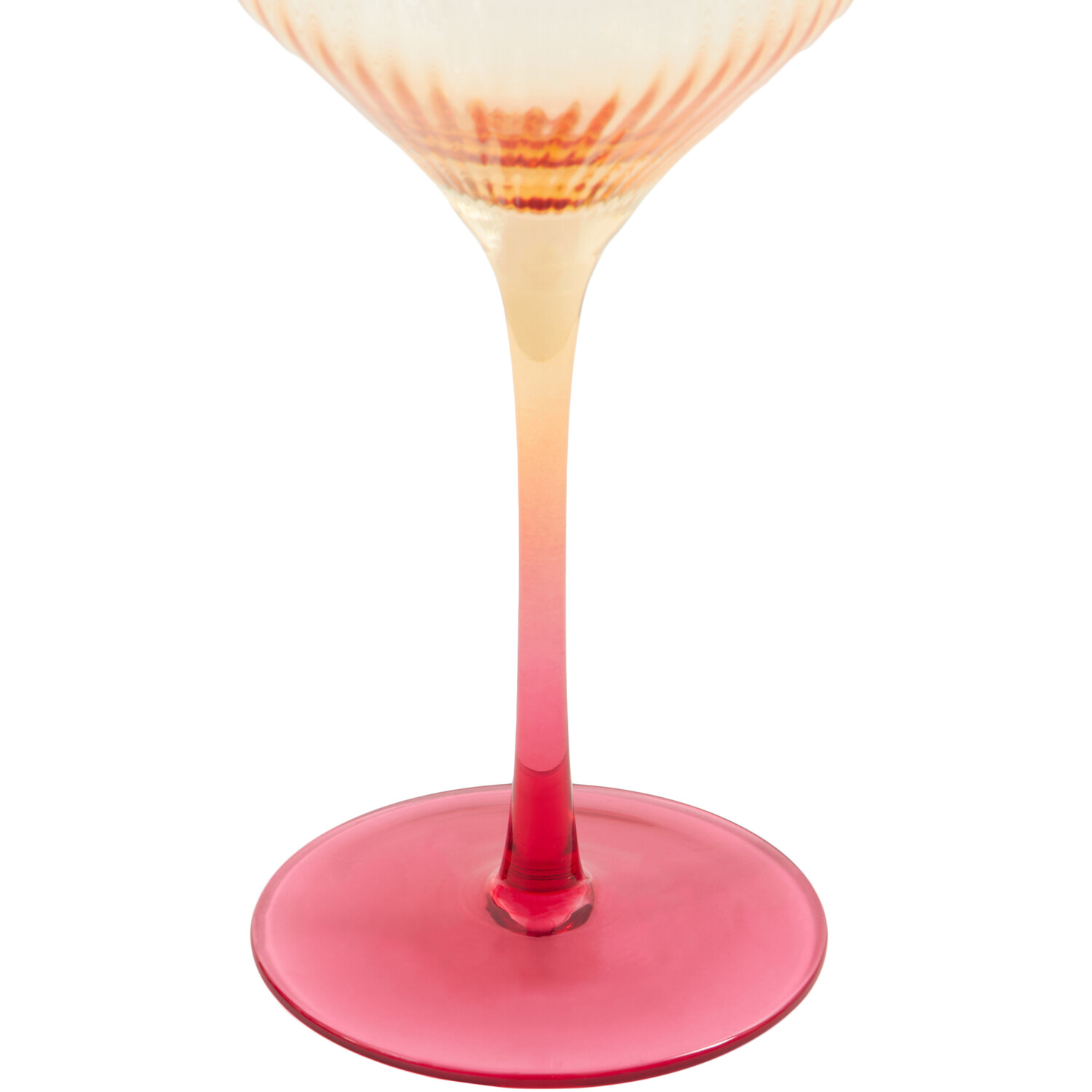 Two Tone Ombre Wine or Gin Glass Image 4