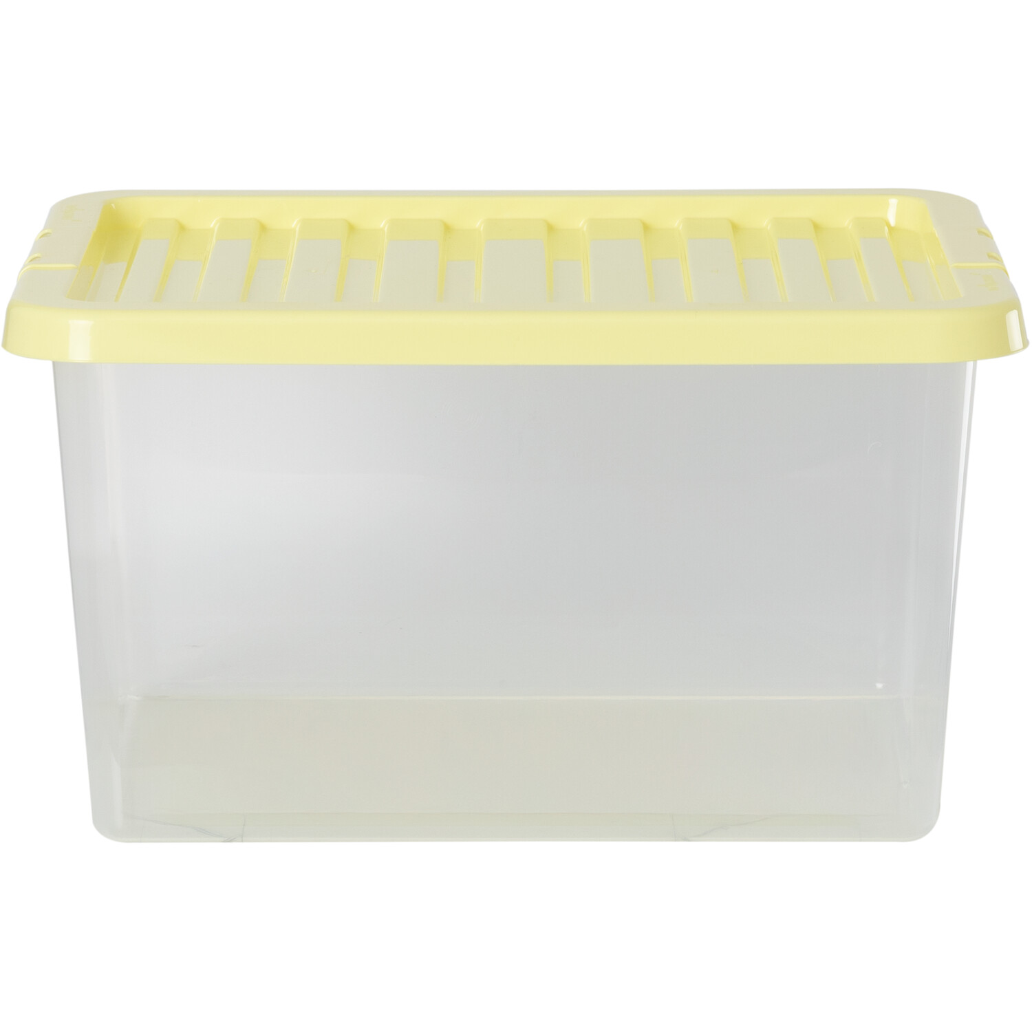 Wham Crystal Storage Box with Lid Yellow Image 3
