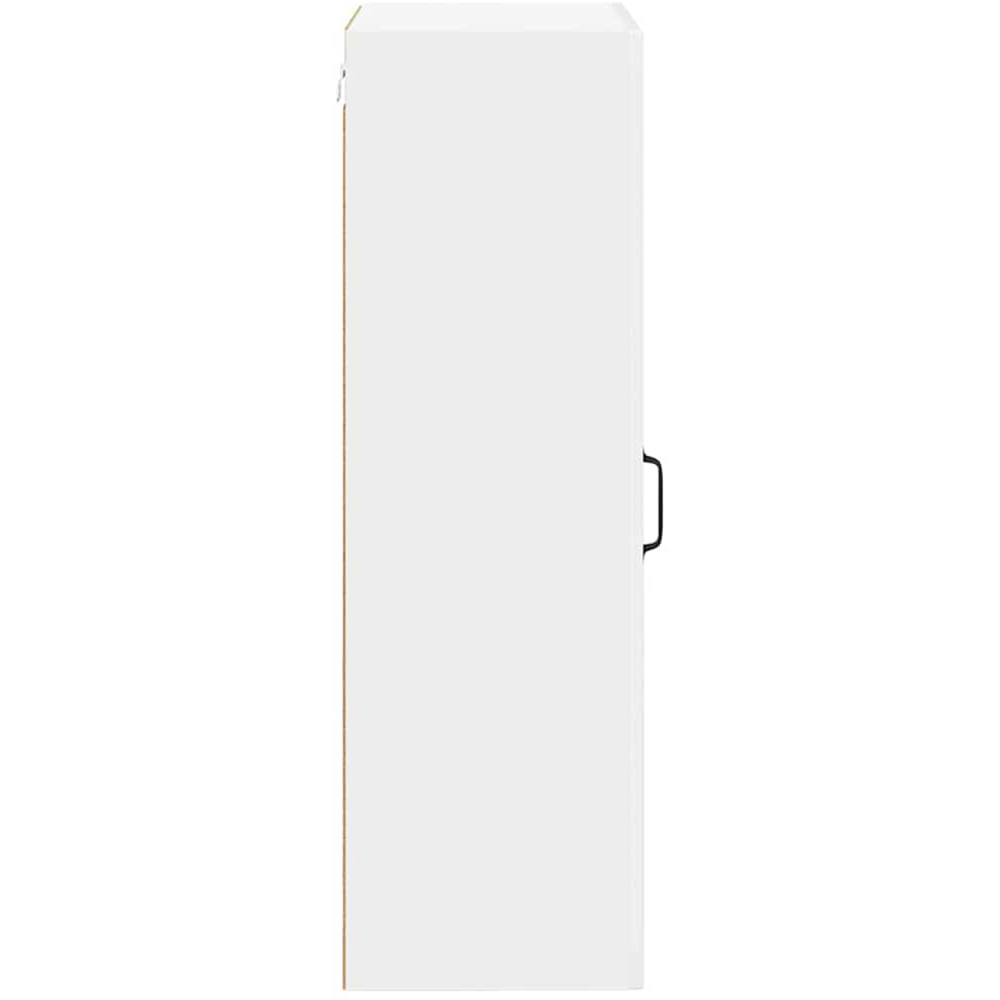 vidaXL Single Door High Gloss White Kitchen Wall Cabinet Image 6