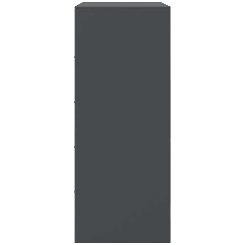 vidaXL 2 Door 2 Drawer Anthracite Highboard Image 8