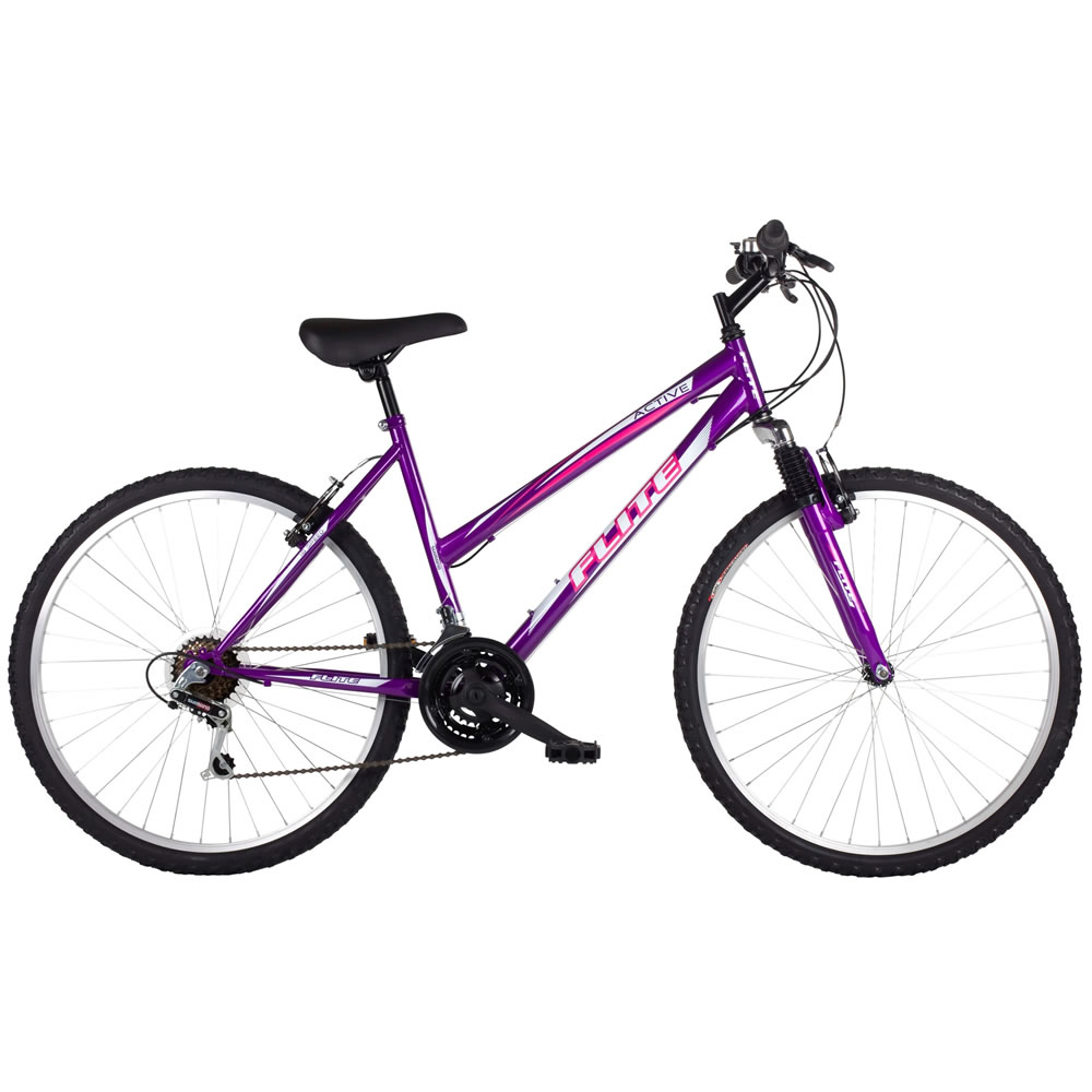 Flite Active Womens 18 Speed 26" Purple Bike Wilko