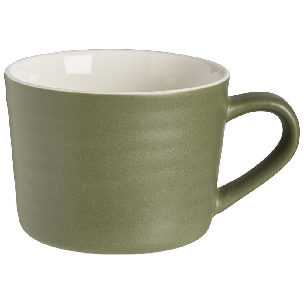 Wilko Green Ripple Mug Image 1