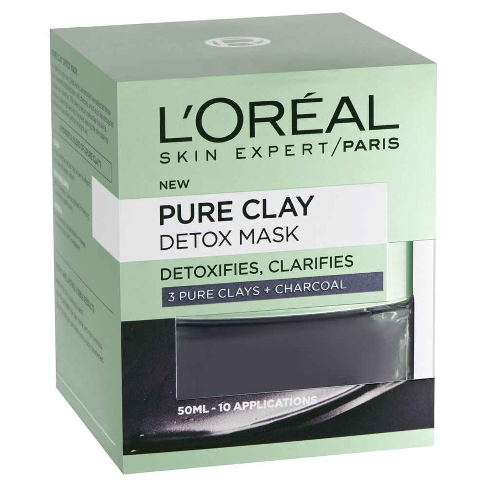 L’Oréal Paris Pure Clay Detox Face Mask 50ml Image 4