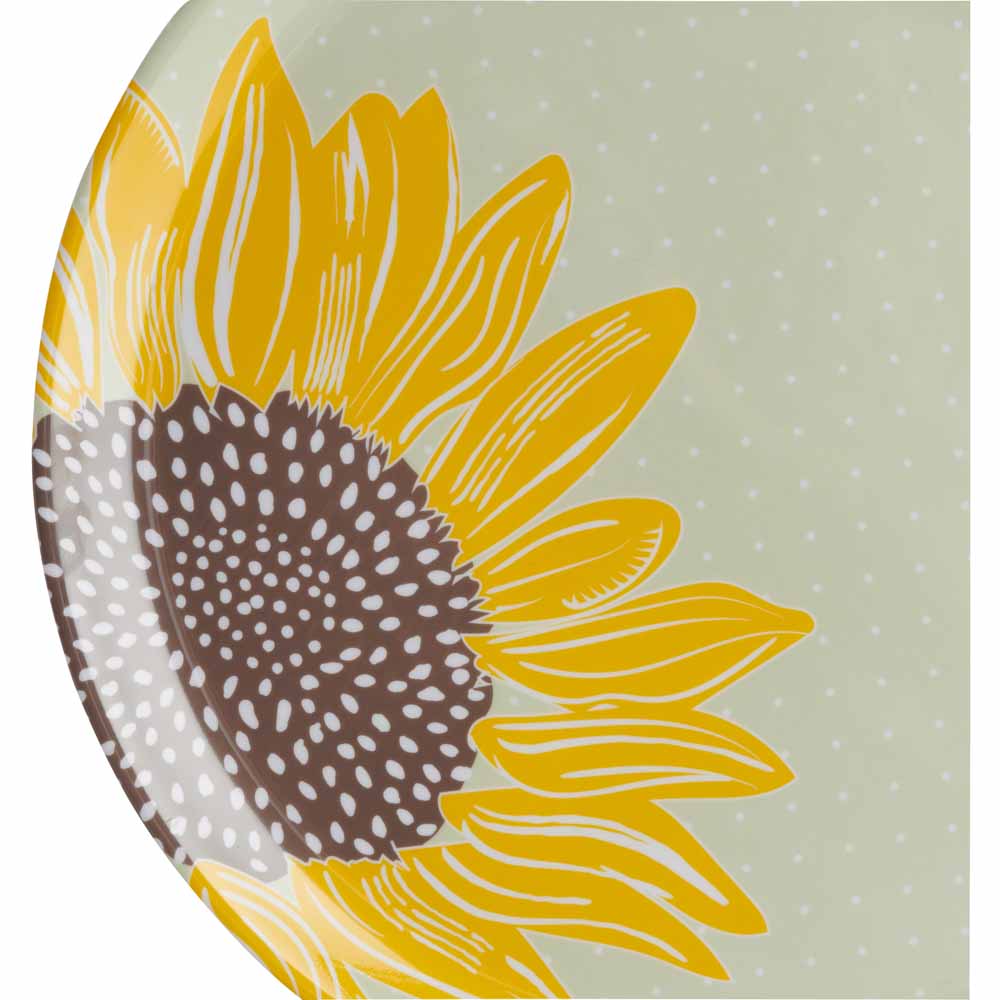 Sunflower Design Serving Tray 36cm Wilko