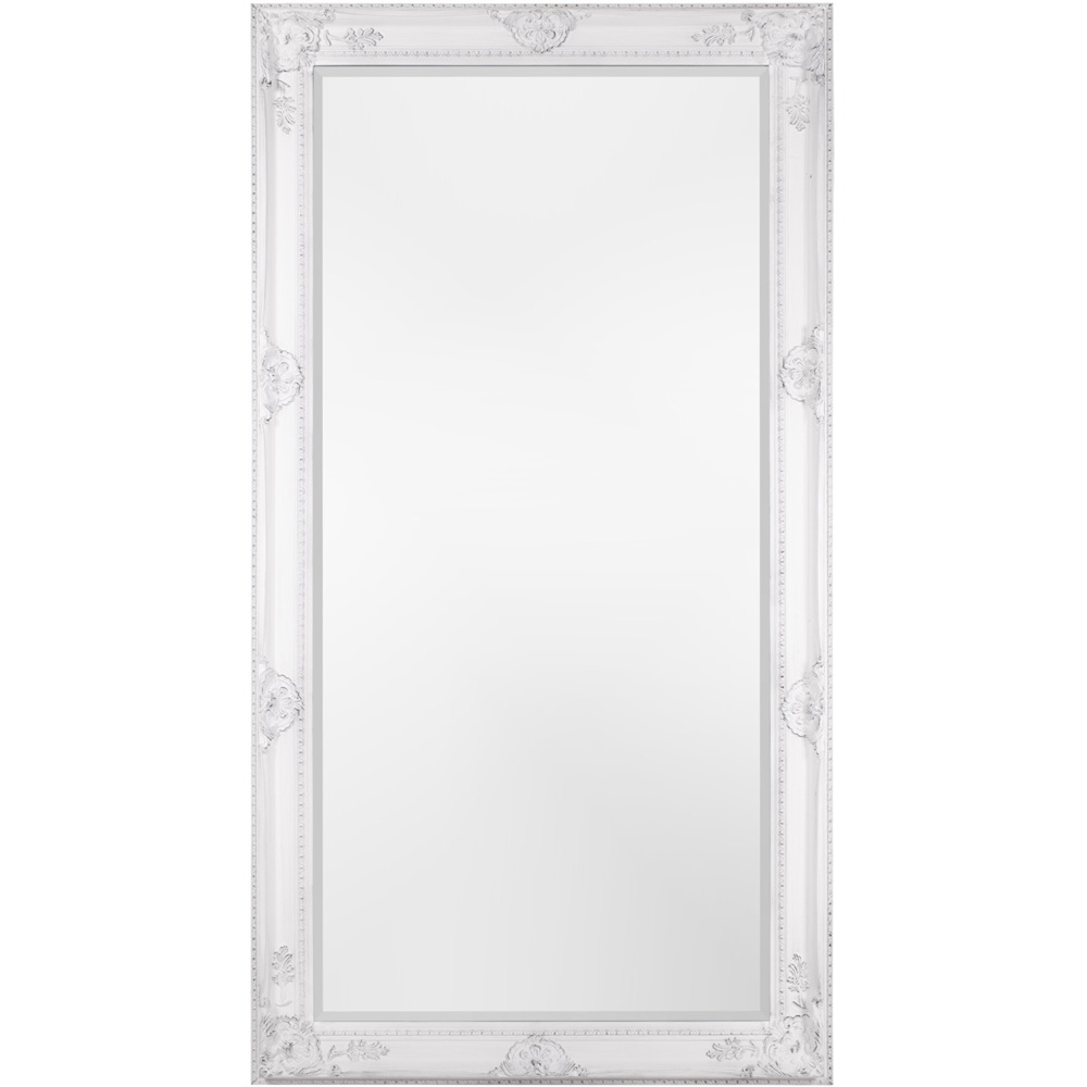 Sophia White Ornate Lean To Mirror 172 x 92cm Image