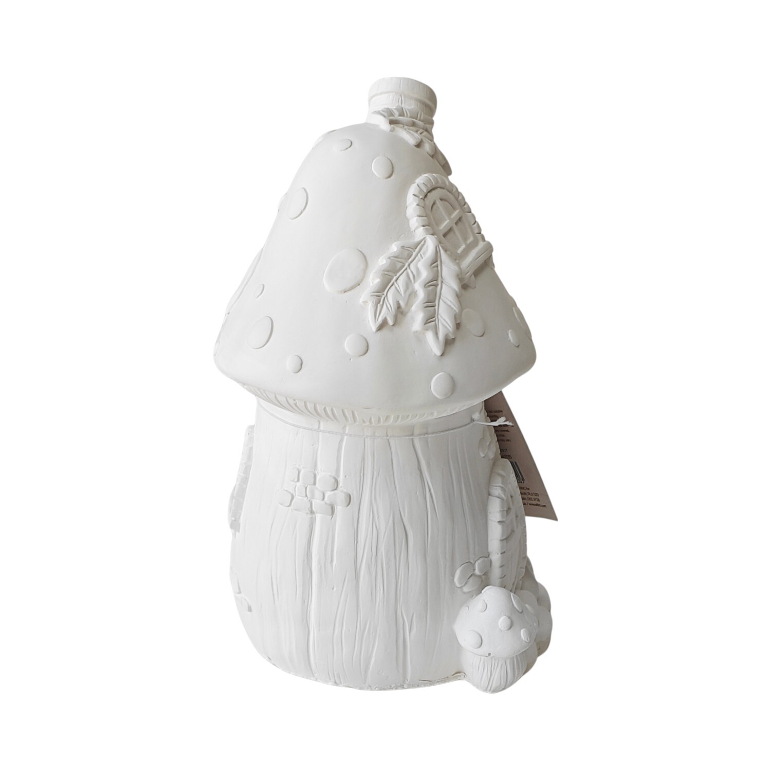Paint Your Own Toadstool House Decoration White Image 2