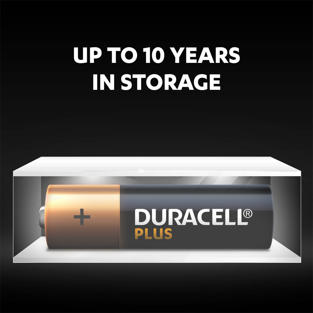 Duracell Plus LR6 AA 1.5V Alkaline Batteries 4 pack Image 7