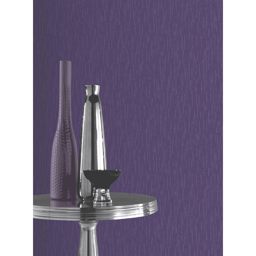 Arthouse Wallpaper Glitterati Plain Purple Image 2