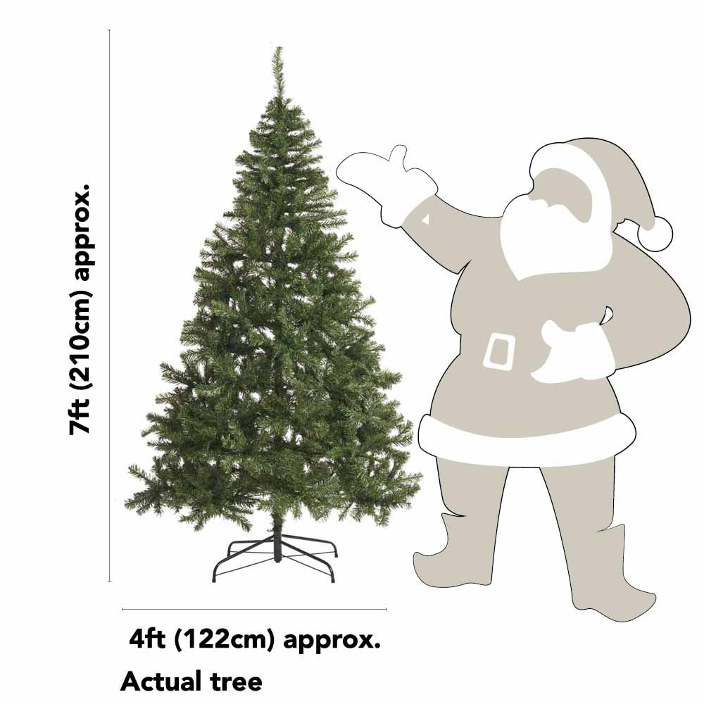 Wilko 7ft Canadian Fir Artificial Christmas Tree Image 3