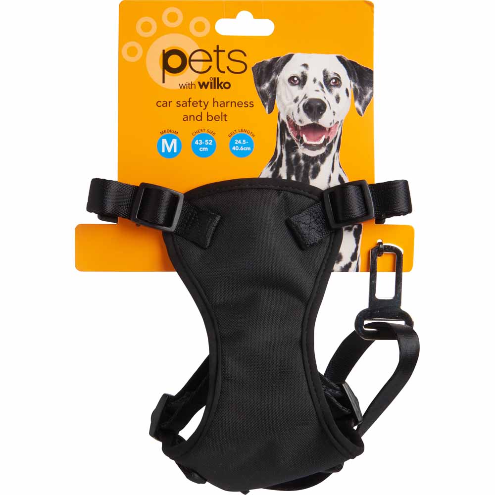 Wilko Car Safety Harness Medium Dog Image 1