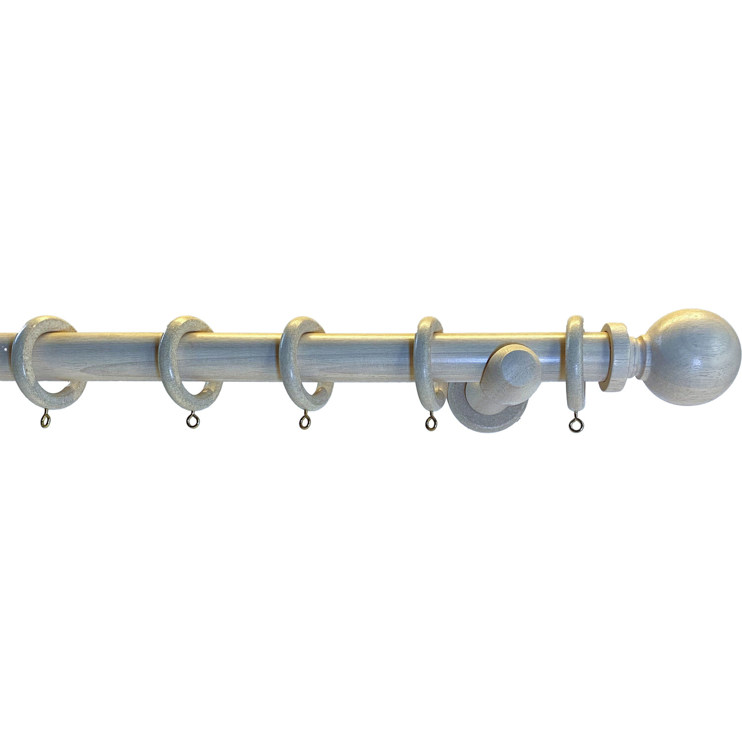 Madrid Curtain Pole - Taupe Image