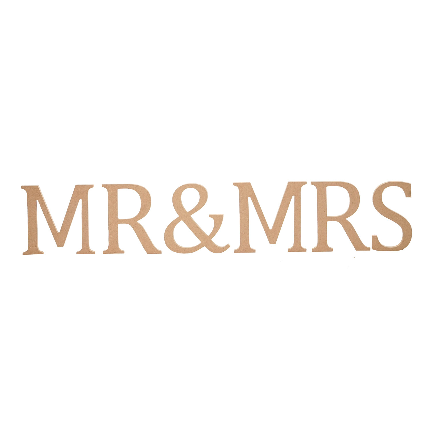 Mr and Mrs MDF Sign Image 1