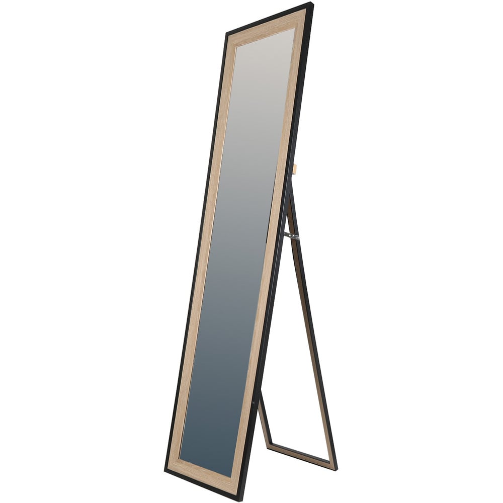 Hudson Wood Effect Free Standing Mirror 150 x 40cm Image 2