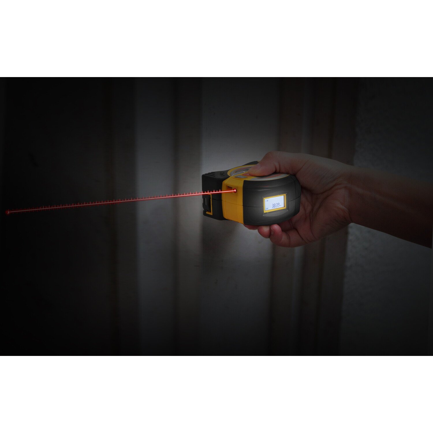 Prexiso 2 In 1 Laser Tape Measure Image 3