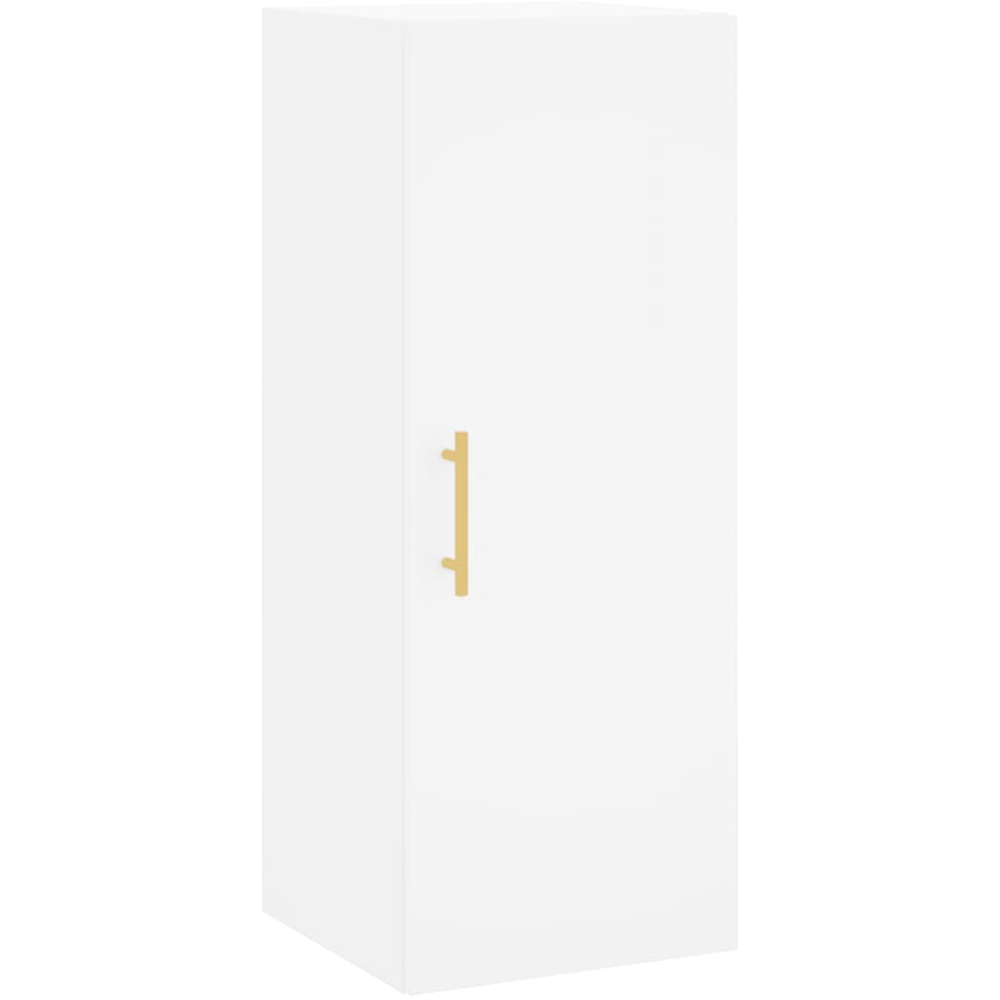 vidaXL Single Door White Wall Mounted Cabinet Image 2