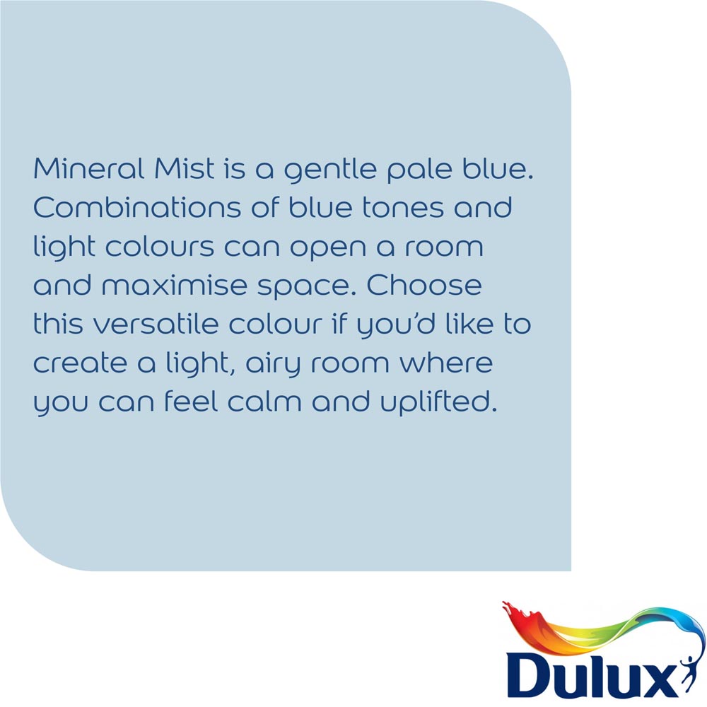 Dulux Easycare Bathroom Mineral Mist Soft Sheen Emulsion Paint 2.5L Image 7