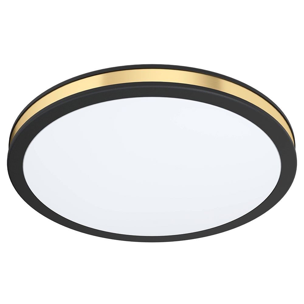 EGLO Pescaito Black and Gold Ceiling Light Image 1