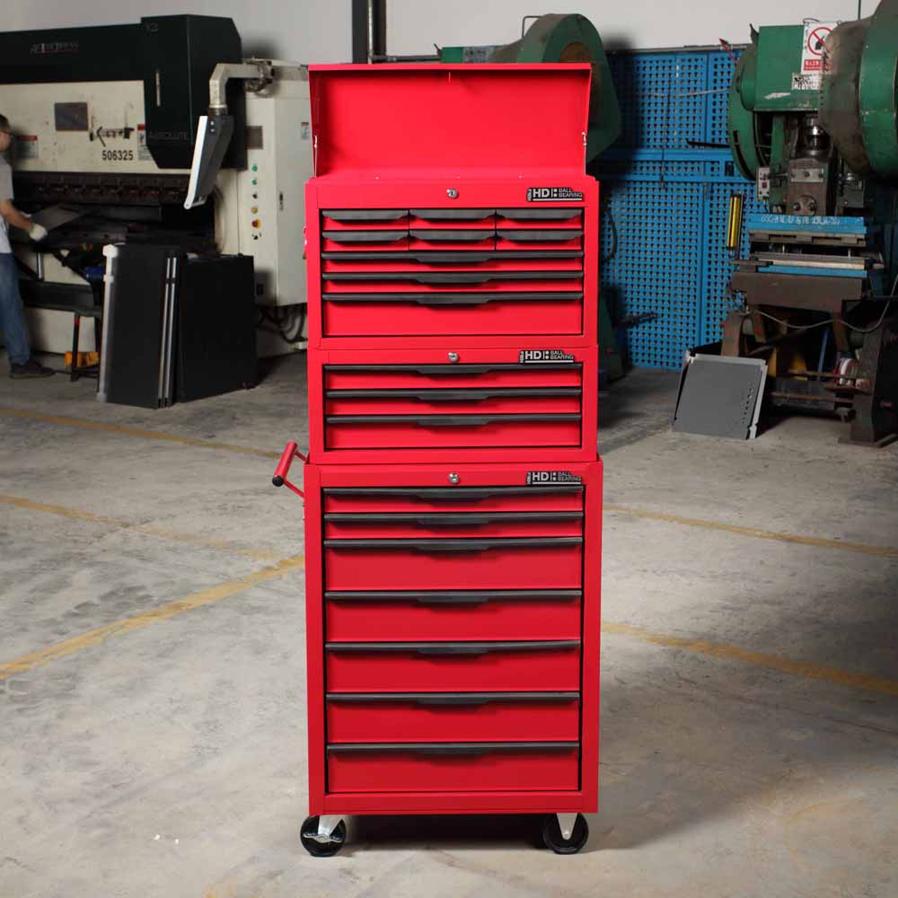 Hilka HD 19 Drawer BBS Tool Chest and Cabinet Set Image 7