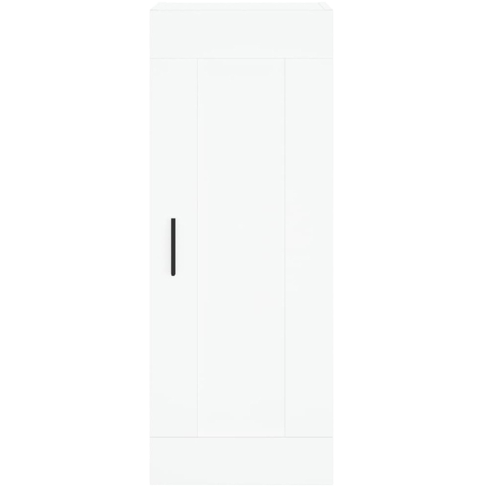 vidaXL 2 Door 6 Shelf White Tall Highboard with Metal Legs Image 7