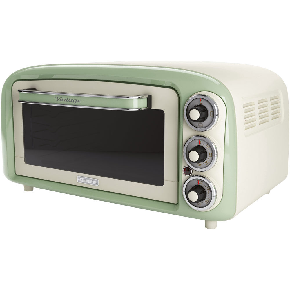 Ariete Green Vintage 18L Mini Electric Oven Image 1