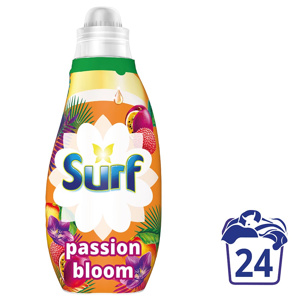 Surf Liquid Passion Bloom Concentrated Liquid Laundry Detergent 24 Washes Image 1