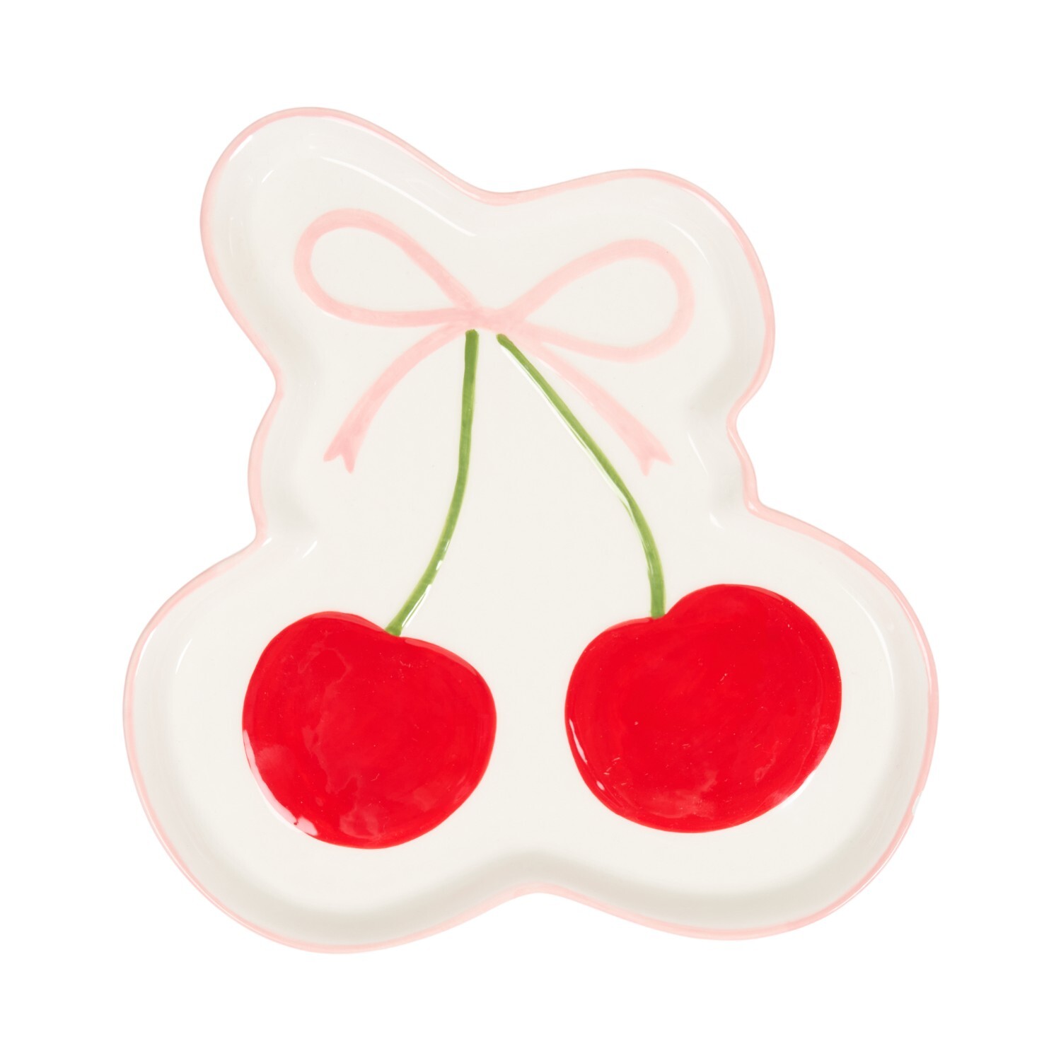 Cherry Bow Tie Plate Image 1