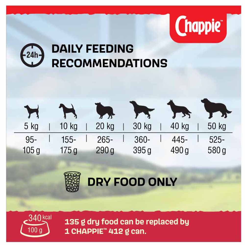 Chappie Complete Beef and Whole Grain Cereal Dog Food 15kg Image 7