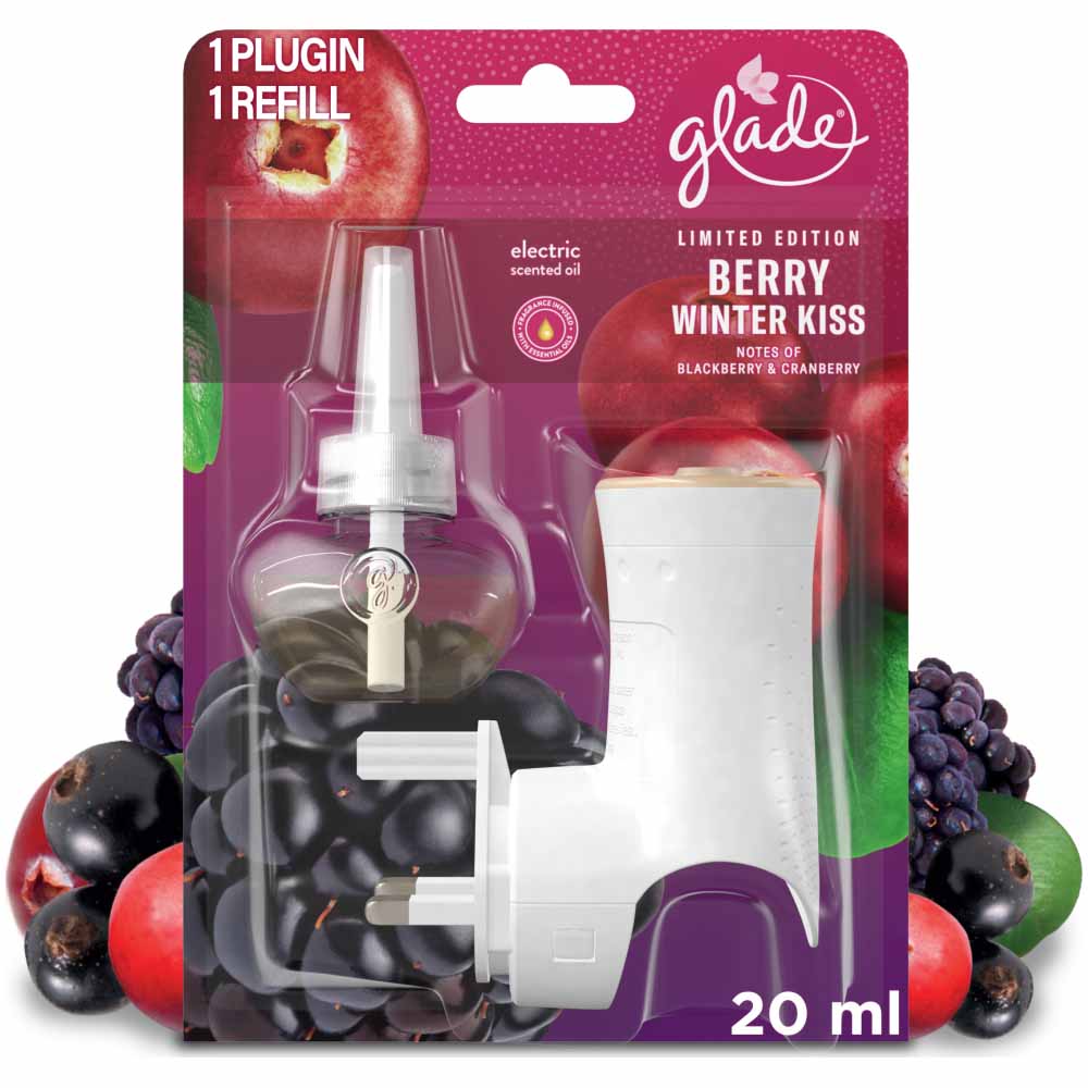 Glade Electric Holder Berry Winter Kiss Air Freshe Image 1