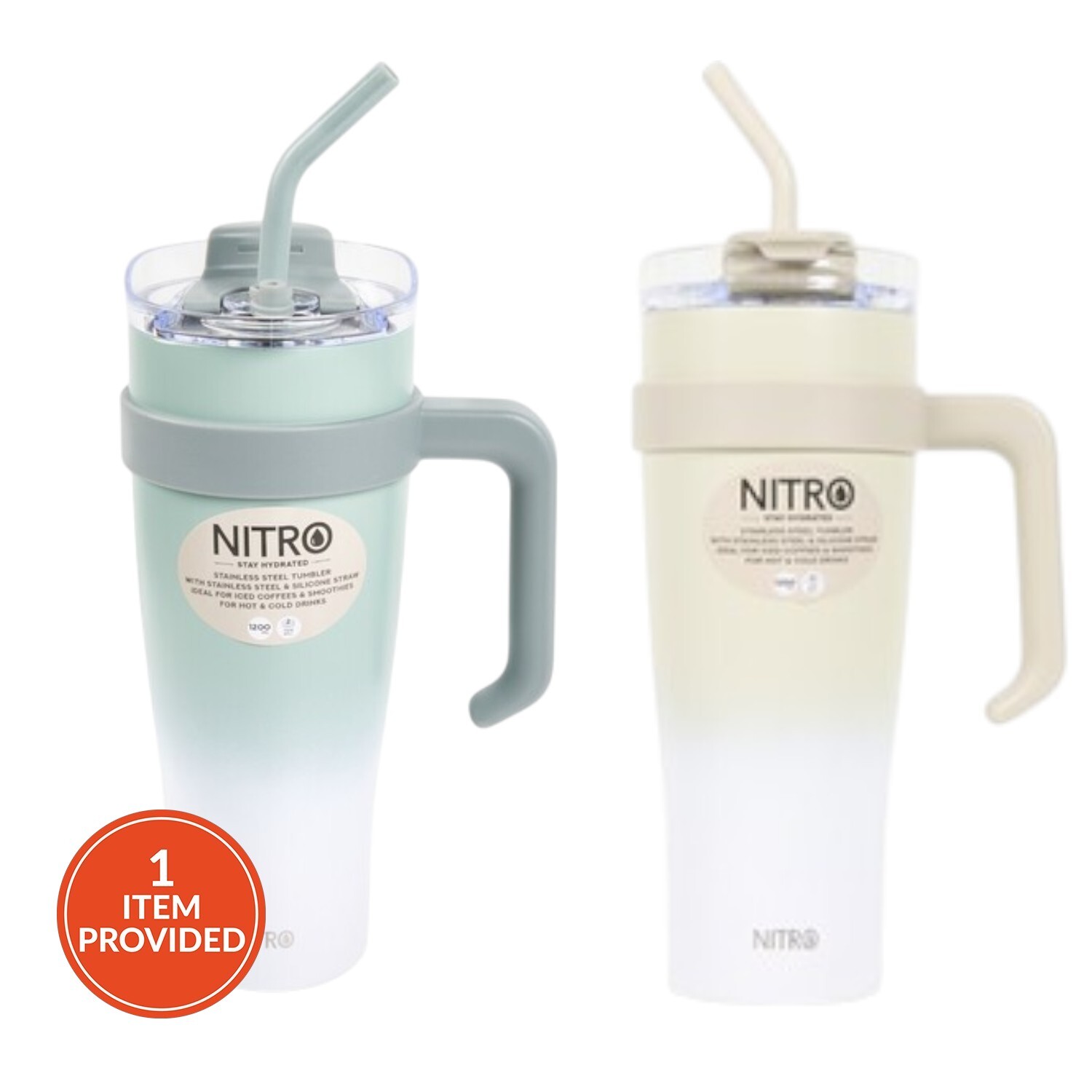 Nitro Stainless Steel Premium Jumbo Tumbler Image 1