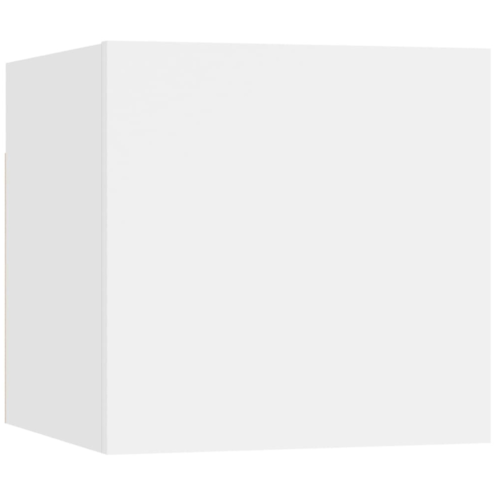 vidaXL 8 Door White Wall Mounted TV Cabinet Image 5
