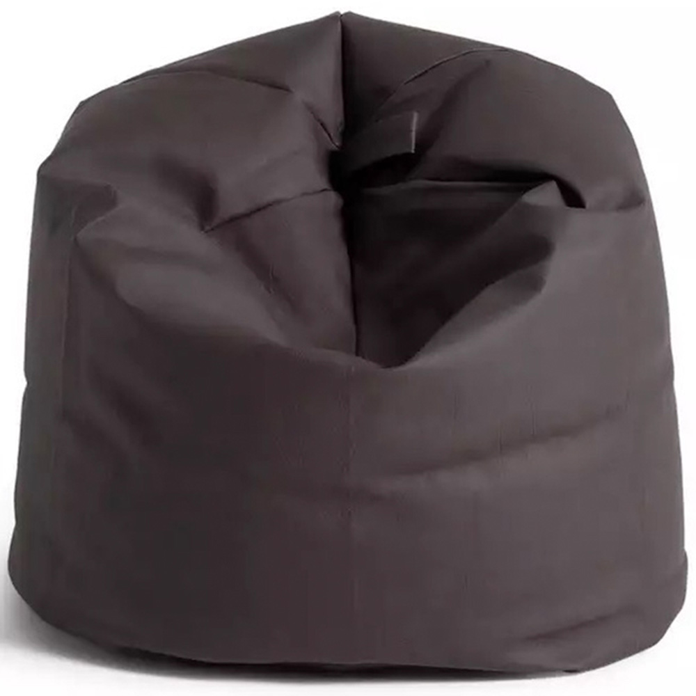 Kaikoo Brown Faux Leather Beanbag Image 2