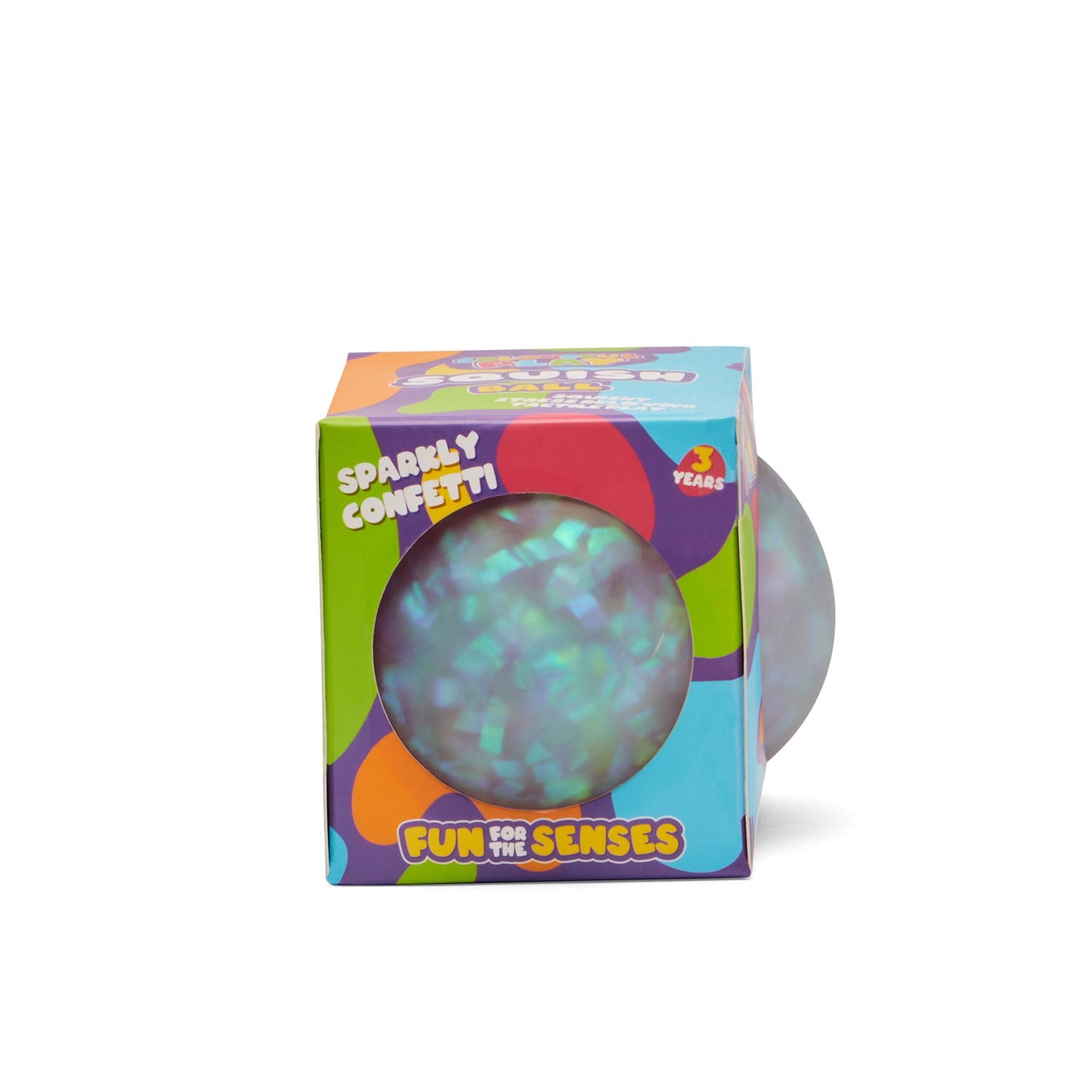 ToyMania Sparkly Confetti Squish Ball Image 2