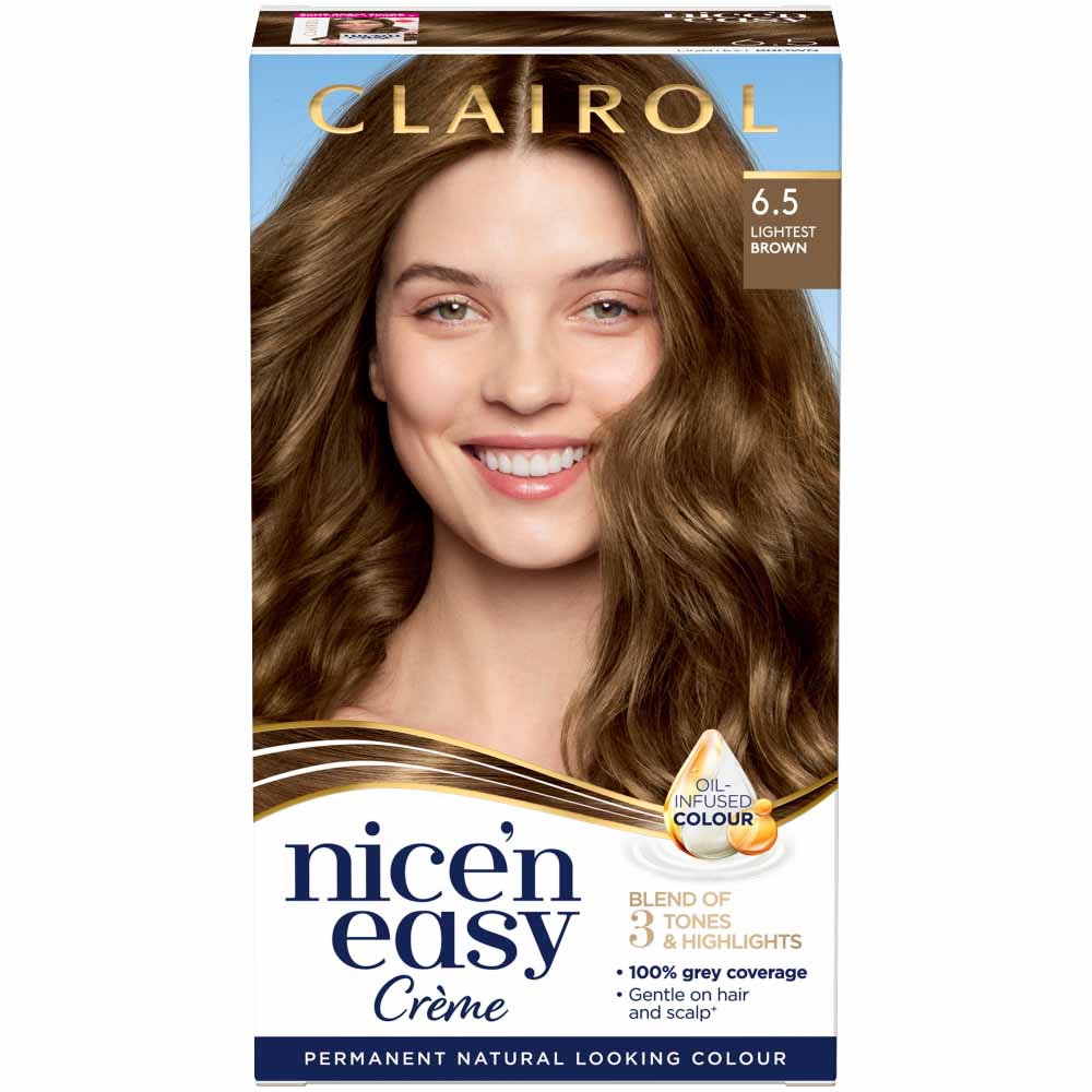 Clairol Nice'n Easy Lightest Brown  Permanent Hair Dye | Wilko