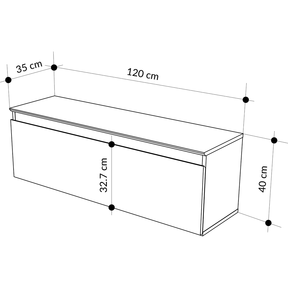 Decortie Sunset Single Door White TV Lowboard Image 7