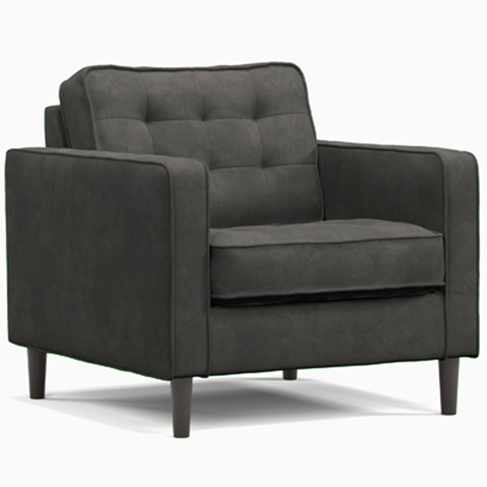 Milo Enjoy Graphite Armchair Image 2
