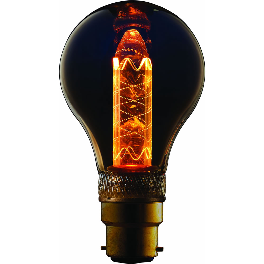 TCP Vintage LED Bulb Twisted A-Shape BC 65 Lumens Image 1