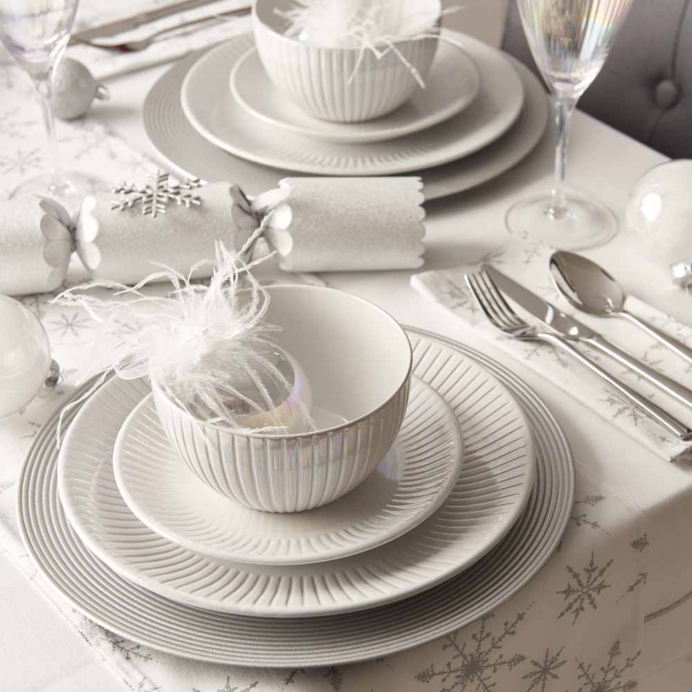 Wilko Pearlescent Dinner Plate Wilko