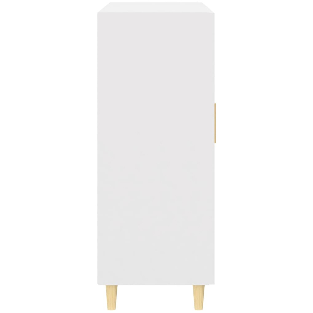 vidaXL 2 Glass Door White Sideboard Image 5