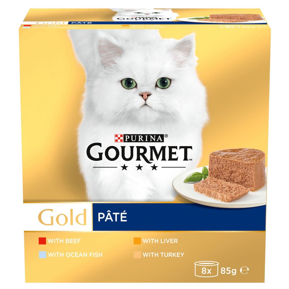 Gourmet Gold Pate Cat Food 8 x 85g (680g) Image 1